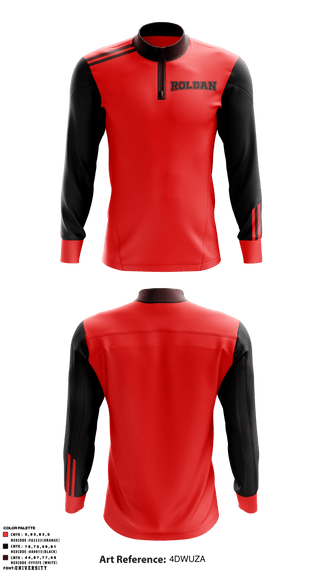 Quarter Zip Jacket, Roldan, Wrestling, Teamtime, Team time, sublimation, custom sports apparel, team uniforms, spirit wear, spiritwear, sports uniforms, custom shirts, team store, custom team store, fundraiser sports, apparel fundraiser