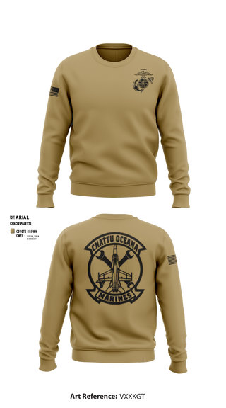Crew Neck Sweatshirt, , Marines, Teamtime, Team time, sublimation, custom sports apparel, team uniforms, spirit wear, spiritwear, sports uniforms, custom shirts, team store, custom team store, fundraiser sports, apparel fundraiser