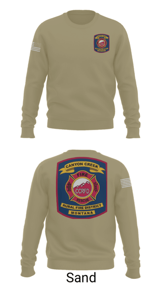 Crew Neck Sweatshirt, , Fire Department, Teamtime, Team time, sublimation, custom sports apparel, team uniforms, spirit wear, spiritwear, sports uniforms, custom shirts, team store, custom team store, fundraiser sports, apparel fundraiser