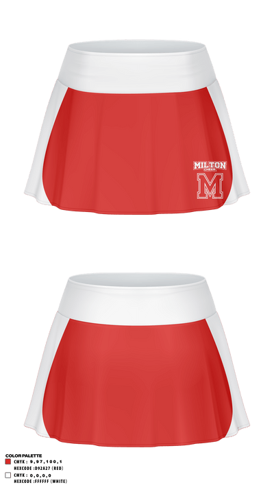 Milton High School Cheer 85377589 Skort - 1