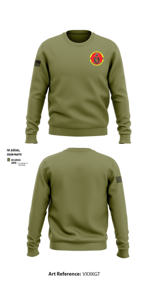 Crew Neck Sweatshirt, 3rd Radio Battalion, Marines, Teamtime, Team time, sublimation, custom sports apparel, team uniforms, spirit wear, spiritwear, sports uniforms, custom shirts, team store, custom team store, fundraiser sports, apparel fundraiser