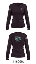 Rex95 Dino’s 52656726 Women's Long Sleeve V-neck Shirt - 20