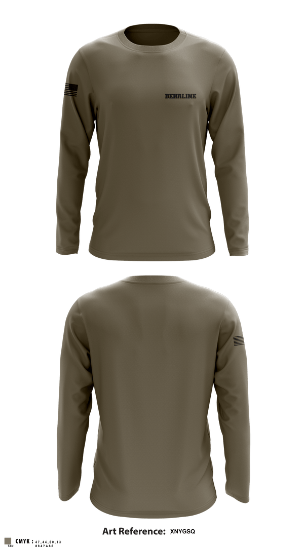 Long Sleeve Performance Shirt, BEHRLINE, Army, Teamtime, Team time, sublimation, custom sports apparel, team uniforms, spirit wear, spiritwear, sports uniforms, custom shirts, team store, custom team store, fundraiser sports, apparel fundraiser