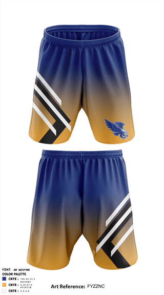 Athletic Shorts With Pockets, Factoryville Christian School, School Spirit Store, Teamtime, Team time, sublimation, custom sports apparel, team uniforms, spirit wear, spiritwear, sports uniforms, custom shirts, team store, custom team store, fundraiser sports, apparel fundraiser