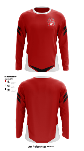 Long Sleeve Performance Shirt, Wadsworth High School Gymnastics, Spirit Store, Teamtime, Team time, sublimation, custom sports apparel, team uniforms, spirit wear, spiritwear, sports uniforms, custom shirts, team store, custom team store, fundraiser sports, apparel fundraiser