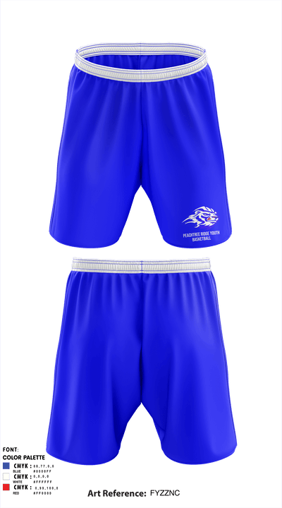 Peachtree Ridge Youth Athletic Association 90970358 Athletic Shorts With Pockets - 1