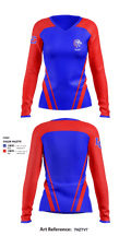 Lewis County High School Softball 24849609 Women's Long Sleeve V-neck Shirt - 1png