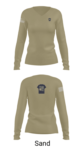 Women's Long Sleeve Vneck Shirt, , Marines, Teamtime, Team time, sublimation, custom sports apparel, team uniforms, spirit wear, spiritwear, sports uniforms, custom shirts, team store, custom team store, fundraiser sports, apparel fundraiser