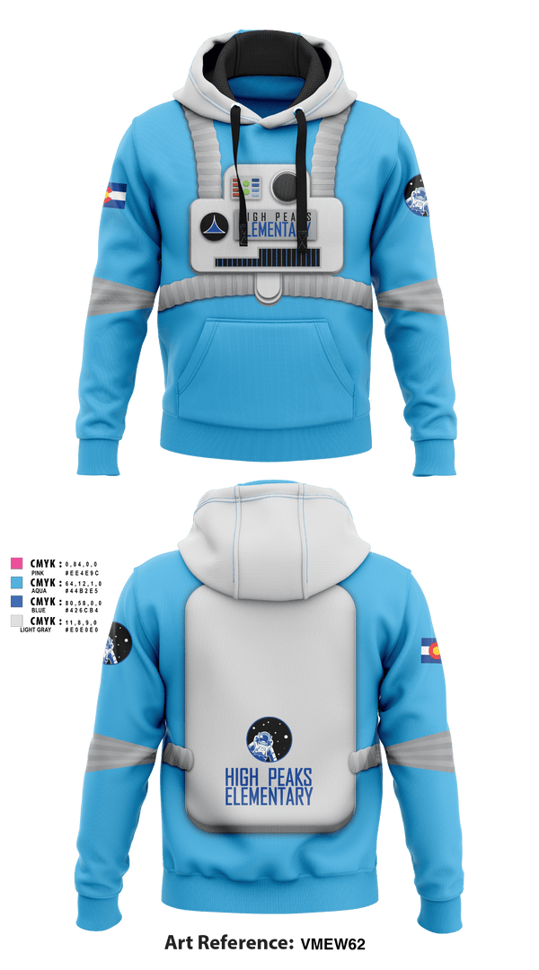 Hoodie, High Peaks Elementary School, Women's Volleyball, Teamtime, Team time, sublimation, custom sports apparel, team uniforms, spirit wear, spiritwear, sports uniforms, custom shirts, team store, custom team store, fundraiser sports, apparel fundraiser
