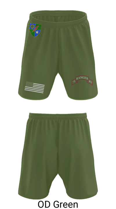 75 Ranger Regiment. 4790927 Athletic Shorts With Pockets - 28