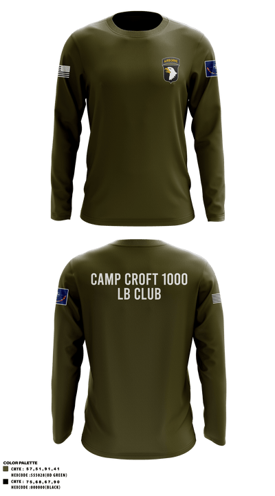 101st 77031611 Long Sleeve Performance Shirt - 3