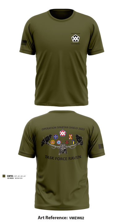 327th MCT 96493981 Short Sleeve Performance Shirt - 9