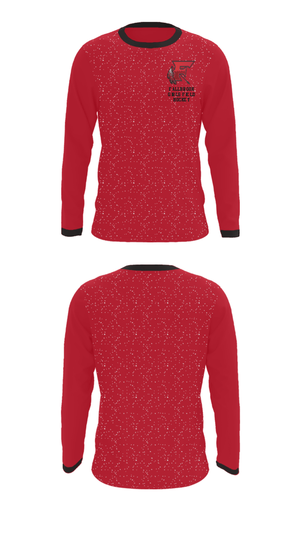 Long Sleeve Performance Shirt, Fallbrook girls field hockey, Field Hockey, Teamtime, Team time, sublimation, custom sports apparel, team uniforms, spirit wear, spiritwear, sports uniforms, custom shirts, team store, custom team store, fundraiser sports, apparel fundraiser