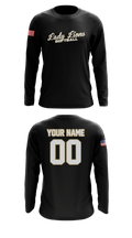 Veritas Christian Academy Softball 71166479 Long Sleeve Performance Shirt - 1