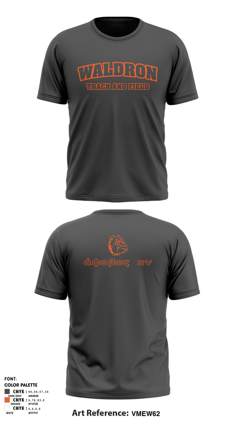 Short Sleeve Performance Shirt, Waldron High School Track, Track & Field, Teamtime, Team time, sublimation, custom sports apparel, team uniforms, spirit wear, spiritwear, sports uniforms, custom shirts, team store, custom team store, fundraiser sports, apparel fundraiser