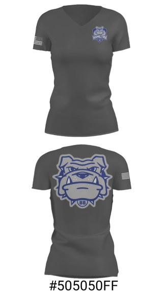 Women's Short Sleeve Vneck Shirt, Hamilton High School Soccer, Men's Soccer, Teamtime, Team time, sublimation, custom sports apparel, team uniforms, spirit wear, spiritwear, sports uniforms, custom shirts, team store, custom team store, fundraiser sports, apparel fundraiser