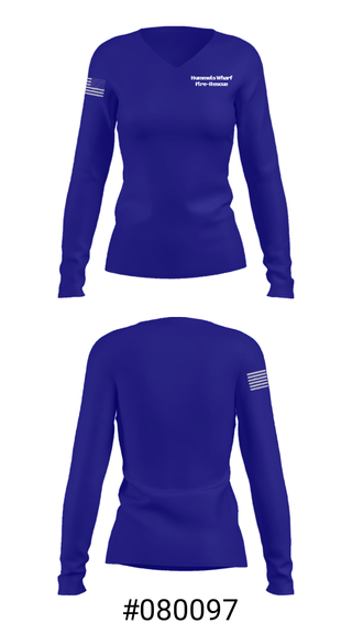 Women's Long Sleeve Vneck Shirt, , Fire Department, Teamtime, Team time, sublimation, custom sports apparel, team uniforms, spirit wear, spiritwear, sports uniforms, custom shirts, team store, custom team store, fundraiser sports, apparel fundraiser