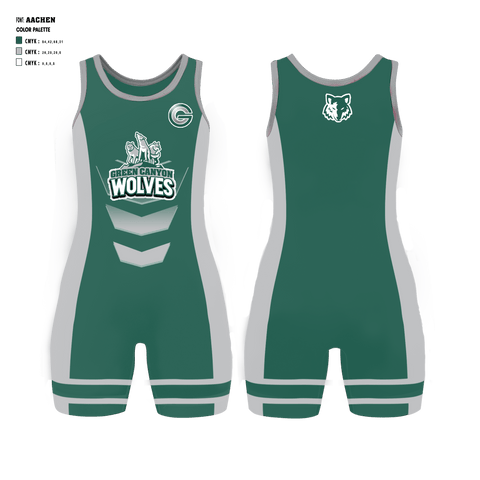 Wrestling Singlet, Green Canyon High School Wrestling, Wrestling, Teamtime, Team time, sublimation, custom sports apparel, team uniforms, spirit wear, spiritwear, sports uniforms, custom shirts, team store, custom team store, fundraiser sports, apparel fundraiser