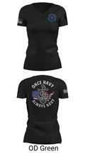 Uss Eisenhower 48990144 Women's Short Sleeve V-neck Shirt - 22