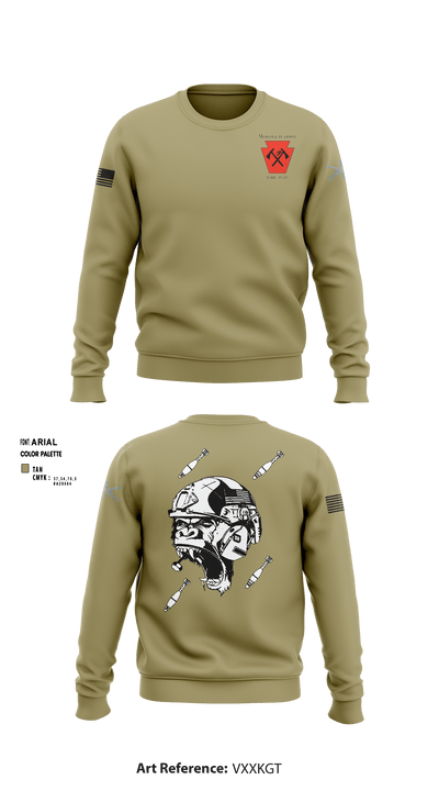 1-111th IN BN 37171288 Crew Neck Sweatshirt - 4