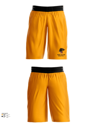 Mens Basketball Shorts, West Salem High School Basketball, Men's Basketball, Teamtime, Team time, sublimation, custom sports apparel, team uniforms, spirit wear, spiritwear, sports uniforms, custom shirts, team store, custom team store, fundraiser sports, apparel fundraiser