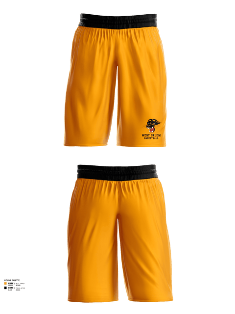Mens Basketball Shorts, West Salem High School Basketball, Men's Basketball, Teamtime, Team time, sublimation, custom sports apparel, team uniforms, spirit wear, spiritwear, sports uniforms, custom shirts, team store, custom team store, fundraiser sports, apparel fundraiser