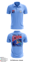 Topsail Island Surf School 81883035 Short Sleeve Performance Polo - 3