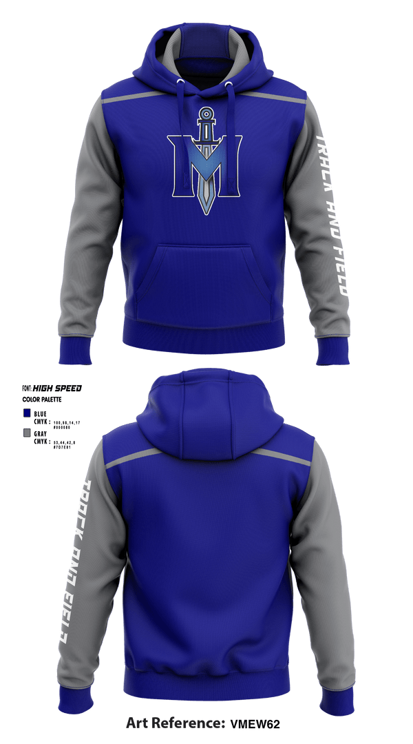 Hoodie, iMater Knights, Track & Field, Teamtime, Team time, sublimation, custom sports apparel, team uniforms, spirit wear, spiritwear, sports uniforms, custom shirts, team store, custom team store, fundraiser sports, apparel fundraiser