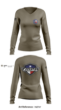 Texas Municipal Police Association 6518461 Women's Long Sleeve V-neck Shirt - 3