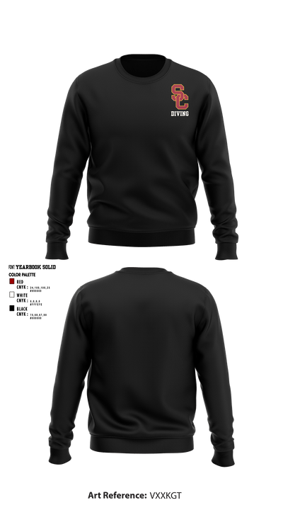 University Of Southern California Diving 38780209 Crew Neck Sweatshirt - 3