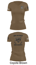 USS Detroit 43379409 Women's Short Sleeve V-neck Shirt - 20