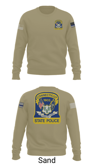 Crew Neck Sweatshirt, , Police, Teamtime, Team time, sublimation, custom sports apparel, team uniforms, spirit wear, spiritwear, sports uniforms, custom shirts, team store, custom team store, fundraiser sports, apparel fundraiser