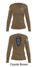 Henry County S.E.R.T. 87395571 Women's Long Sleeve V-neck Shirt - 38