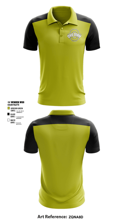 Okemah High School 78633326 Short Sleeve Performance Polo - 1