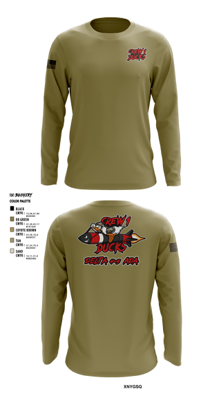 Long Sleeve Performance Shirt, , Army, Teamtime, Team time, sublimation, custom sports apparel, team uniforms, spirit wear, spiritwear, sports uniforms, custom shirts, team store, custom team store, fundraiser sports, apparel fundraiser