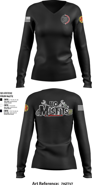 Women's Long Sleeve Vneck Shirt, 591st MP CO HQ PLT591st MP CO, Army, Teamtime, Team time, sublimation, custom sports apparel, team uniforms, spirit wear, spiritwear, sports uniforms, custom shirts, team store, custom team store, fundraiser sports, apparel fundraiser