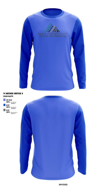 Table 8 Technology 91300598 Long Sleeve Performance Shirt - 1