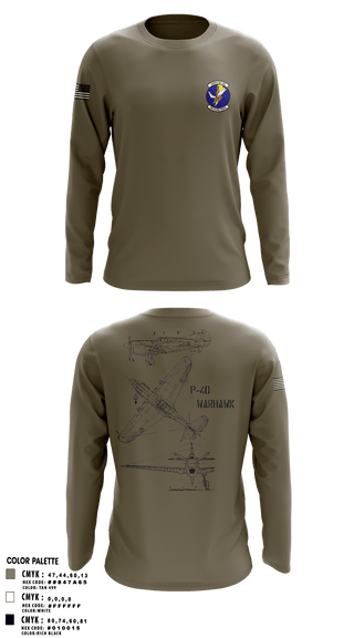 Long Sleeve Performance Shirt, Detachment 355, Air Force, Teamtime, Team time, sublimation, custom sports apparel, team uniforms, spirit wear, spiritwear, sports uniforms, custom shirts, team store, custom team store, fundraiser sports, apparel fundraiser