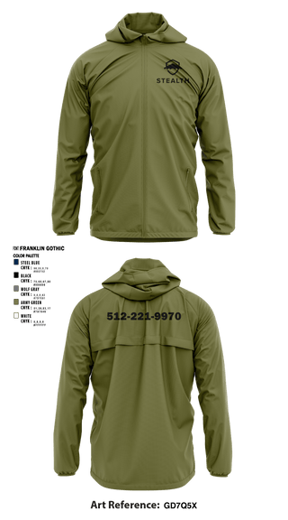 Windbreaker, Stealth customs, , Teamtime, Team time, sublimation, custom sports apparel, team uniforms, spirit wear, spiritwear, sports uniforms, custom shirts, team store, custom team store, fundraiser sports, apparel fundraiser