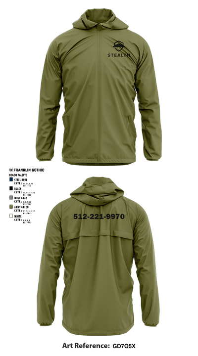 Stealth customs 84323734 Windbreaker - 8