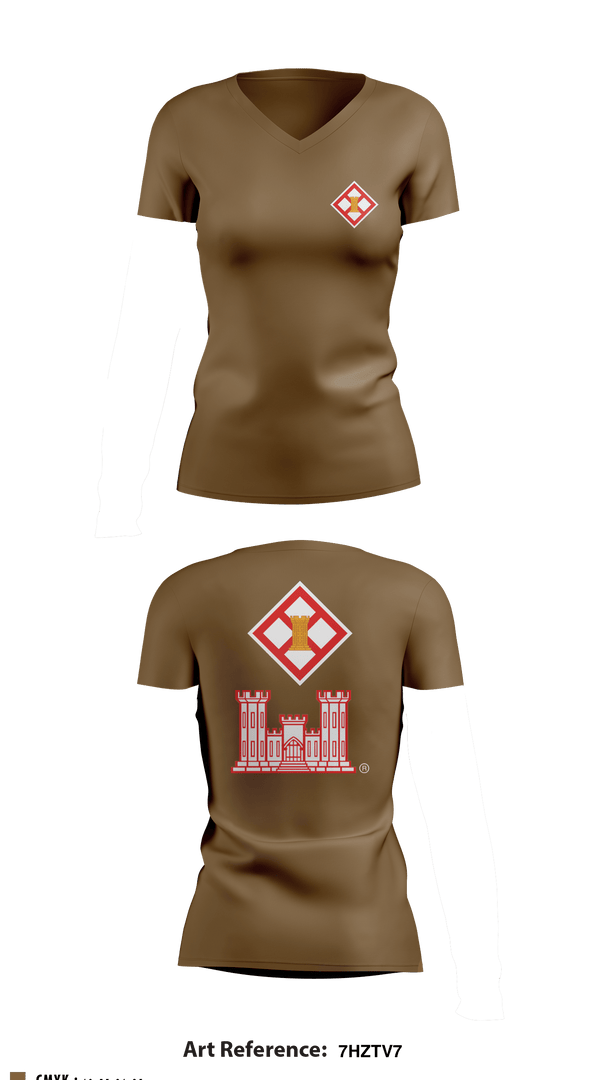 Women's Short Sleeve Vneck Shirt, 344th CEC, Army, Teamtime, Team time, sublimation, custom sports apparel, team uniforms, spirit wear, spiritwear, sports uniforms, custom shirts, team store, custom team store, fundraiser sports, apparel fundraiser