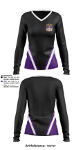 Rogers Music 78433672 Women's Long Sleeve V-neck Shirt - 2