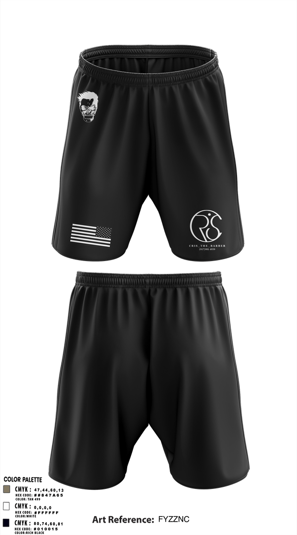 Athletic Shorts With Pockets, Cris_the_barberCris_the_barber, E-Sports, Teamtime, Team time, sublimation, custom sports apparel, team uniforms, spirit wear, spiritwear, sports uniforms, custom shirts, team store, custom team store, fundraiser sports, apparel fundraiser