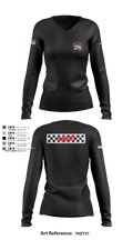 75 EFGS 84413741 Women's Long Sleeve V-neck Shirt - 1