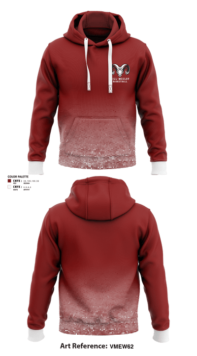 Hill-McCloy High School Basketball 75705012 Hoodie - 1