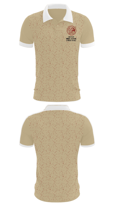 Carver Middle School Basketball 97462444 Short Sleeve Performance Polo - 27