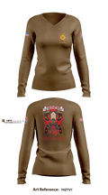 423 TC 57126457 Women's Long Sleeve V-neck Shirt - 5