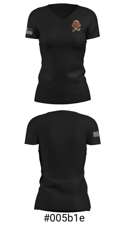 MWSS-271 40014087 Women's Short Sleeve V-neck Shirt - 19