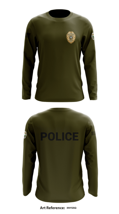 TAYLORSVILLE POLICE DEPARTMENT LT 27466887 Long Sleeve Performance Shirt - 9