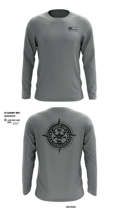 Jaimie Cox Foundation 83768320 Long Sleeve Performance Shirt - 8